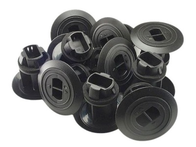 10x заглушка пластикова w отвір 22 поріг toyota lexus фото №1