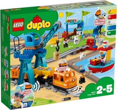 Klocki LEGO DUPLO 10875 Pociąg Towarowy