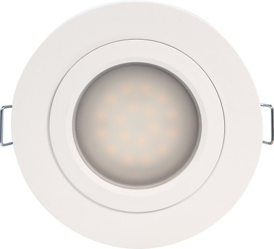 Ramka LED Konekto okrągła biała LSR-BO-X1 ZAMEL