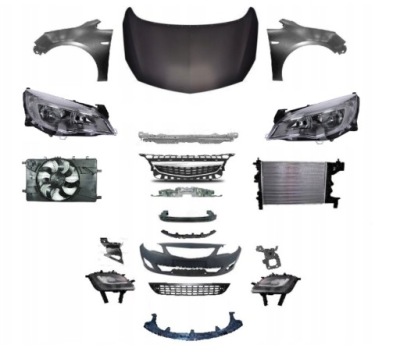 Astra j перед капот бампер крила лампа pas фото №1