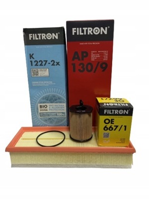 Набор фильтров peugeot 3008 1.6 hdi filtron фото №1