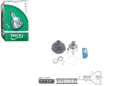 PASCAL ШАРНІР КАРДАННИЙ ЗОВНІШНІЙ (33Z/30Z/53MM A