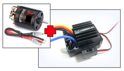 Silnik elektryczny 540 szczotkowy 14T160W+ESC40A