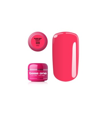 s Silcare żel kolorowy NEON light pink 03 BASE ONE