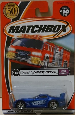 Matchbox 2001r Dodge Viper GTSR