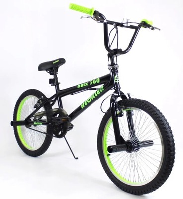 BMX Czarno-Zielony Matowy Unisex Wyczynowy Pegi