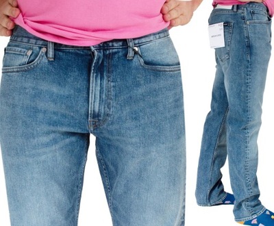 Spodnie CK Calvin Klein jeans straight W29 L32
