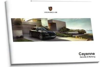 PORSCHE CAYENNE 8 MODELI NIEMIECKA LIBRO DE MANTENIMIENTO  