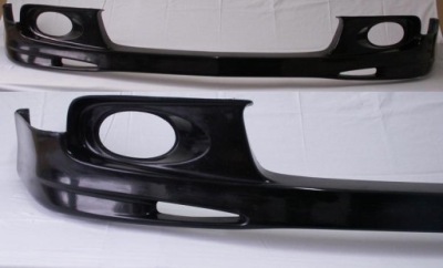 Спойлер накладка бампера перед honda accord 2002-2006 tfb тюнинг фото №1