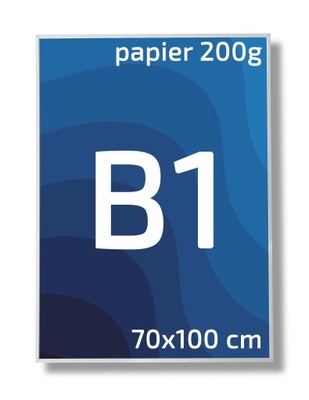 PLAKAT PLAKATY B1 70x100 WYDRUK PAPIER 200G