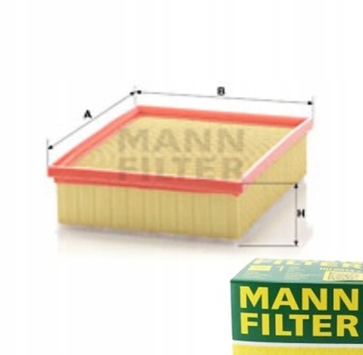 Фильтр воздуха mann-filter do peugeot 408 2.0 фото №1