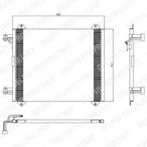 AUŠINTUVAS KONDICIONAVIMO DELPHI TSP0225407 