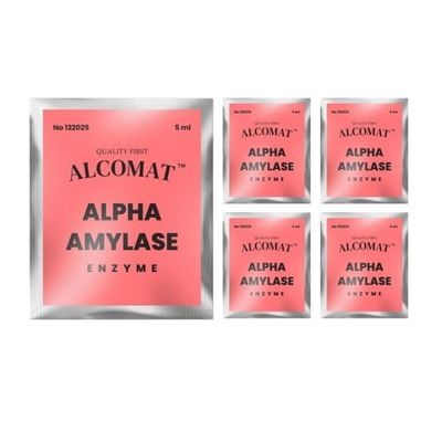 Alfaamylaza enzym upłynniający Alcomat Alpha 5szt