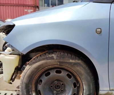 Крыло левый skoda fabia ii 2 roomster 9155 фото №1