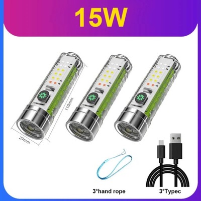 9999000LM SÚPER LUZ LINTERNA DIODO LUMINOSO LED 8 TRYBY Z BIA  