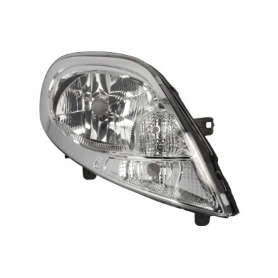 Фара p h4, електричний, bez двигуна, колір вкладиш: хромований, колір фото №1