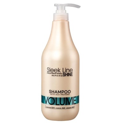 Sleek Line Repair Volume Shampoo szampon do włosów z jedwabiem zwiększający