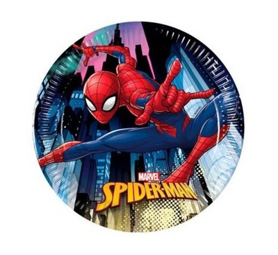 Talerzyki Procos Spider Man 19,5 cm 8 szt.