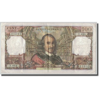 Francja, 100 Francs, Corneille, 1975, 1975-02-06,