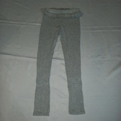 George wiskozowe spodnie legginsy z falbaną 152/158