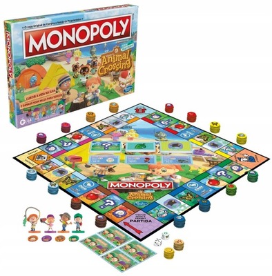 MONOPOLY DAnimal Crossing GRA WERSJA POLSKA HASBRO