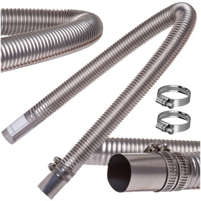 Труба вихлопна вихлопних газів шланг do eberspacher webasto mar-pol ø24 62cm фото №1