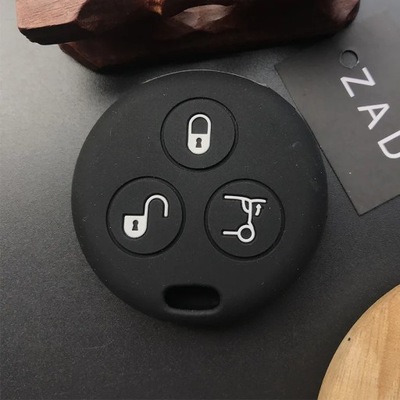 SHRY CAR KEY COVER CASE PARA GASOLINA SMART MERCEDES CITY FORTWO ROADSTER 3BUTTON  