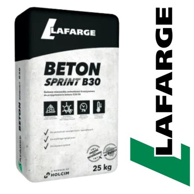 La Farge Beton B30 SPRINT 25kg