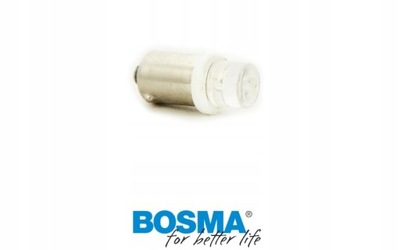 LEMPUTĖ BOSMA 12V 1*LED STANDARD BA9S WHITE 6000K 