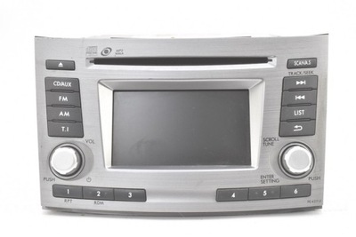 Радио радиопроигрыватель cd mp3 rds 86201aj420 subaru legacy 5 v 09-14 фото №1
