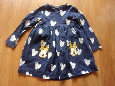 Sukienka bawełniana z Minnie 4-5L Disney