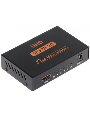 Splitter HDMI 1x4 audio / video 4Kx2K 3D UHD