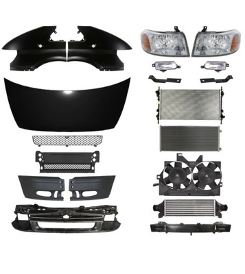 Ford transit 00-06 бампер pas капот крыло фото №1