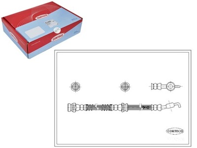 FIL DE FREIN FLEXIBLE CORTECO - milautoparts-fr.ukrlive.com