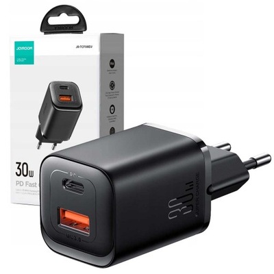 JOYROOM SZYBKA ŁADOWARKA SIECIOWA 30W USB-A / USB-C PD/QC/AFC/FCP