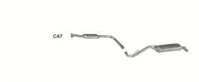 SILENCERS RENAULT CLIO I 1,2 1,4 1990-1998 NOZZLE  