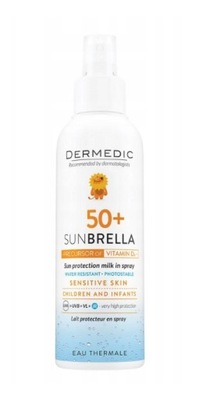 DERMEDIC SUNBRELLA BABY Mleczko ochronne spray SPF50+ 150ml