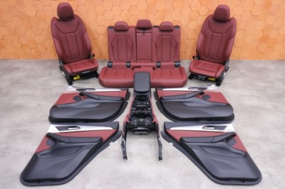 Bmw x4 g02 lci салон сидіння заднє сидіння обшивки sport tacora rot пам'ять 41 km ! фото №1