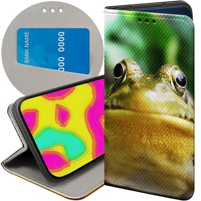 ETUI Z KLAPKĄ DO REALME 8 5G WZORY ŻABKA ŻABA FROG FUTERAŁ POKROWIEC CASE