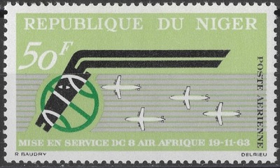 Niger - samolot** (1963) SW 57