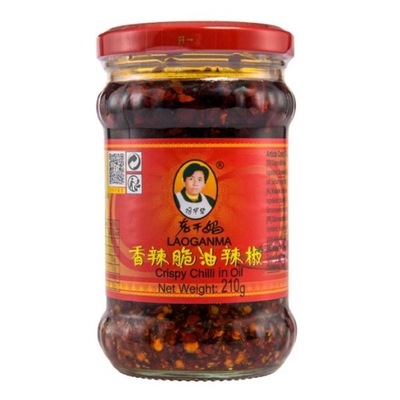 Tajskie Chilli W Oleju z Prażoną Cebulką 210g