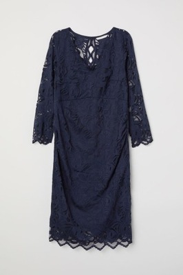 H&M mama koronkowa sukienka ciążowa 38 M U233