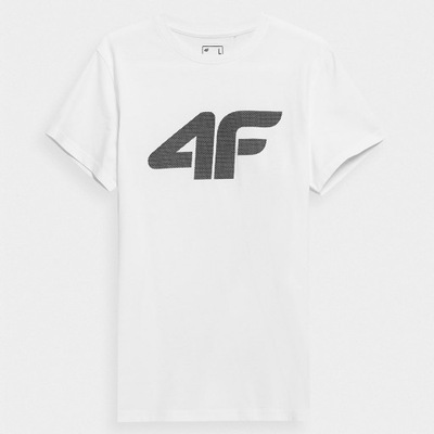 T-Shirt 4F 4FSS23TTSHM537 10S biały S