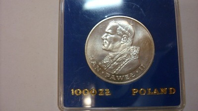 Moneta 1000 zł Jan Paweł II 1983