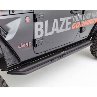 Пороги пороги go rhino jeep wrangler jl 2d ds фото №1