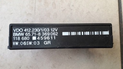 BMW E38 E39 MODULE CONTROL UNIT CRUISE-CONTROL 65718369062  