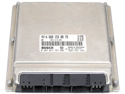 ECU MERCEDES A W168 1.7 CDI A6681530879 0281011151