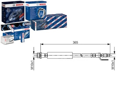 CABLE DE FRENADO ELAST. FORD TOURNEO CUSTOM V362  