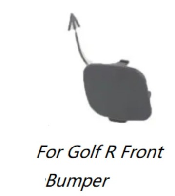 For vw golf mk6 golf r golf 6gti передняя часть and rear бампер low крючок rear 58462 фото №1