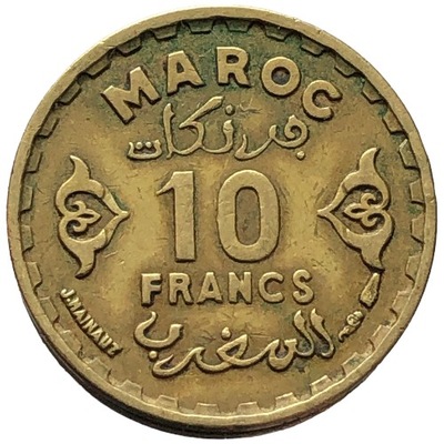 91599. Maroko - 10 franków - 1952r.
